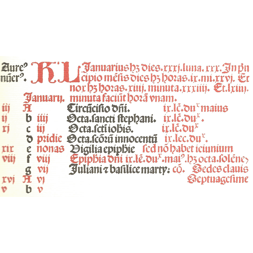 Missale Valentinum-Hamman-Incunables Libros Antiguos-libro facsimil-Vicent Garcia Editores-1 Inicio Enero.
